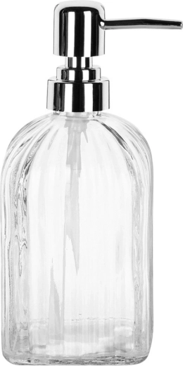 Bekvem dosering med metalblank pumpe