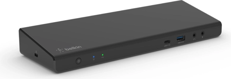 Belkin USB‑C DisplayLink-dockingstation til tre 4K-skærme med PD-strømforsyning 85 W