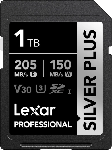 Lexar Professional Silver Plus SDXC hukommelseskort 1 TB