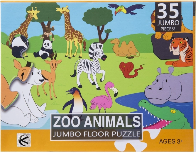 XXL børnepuslespil zoo - 1 stk.