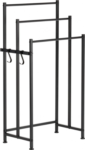 Tre opbevaringsstænger til flere håndklæder