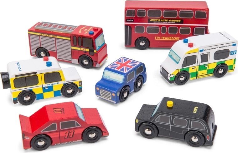 Le Toy Van-træbiler fra London