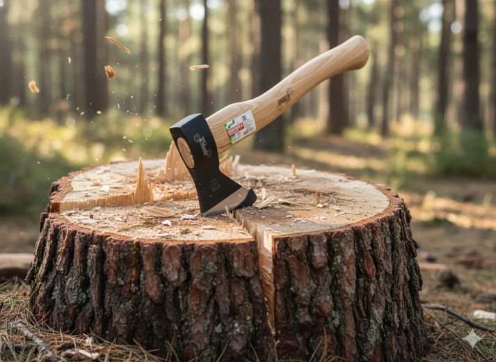 Ergonomisk træhåndtag