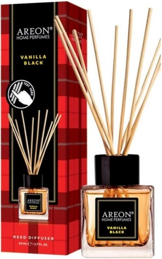 Pind-diffuser Areon AH Parfum Sticks Vanilla Black 50 ml