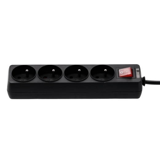 Fire schuko-stik til flere enheder