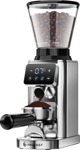 Elektrisk kaffekværn AMZCHEF (sølv)