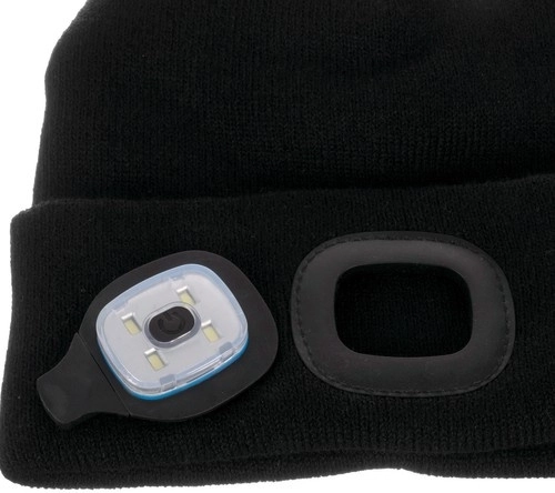 Aftagelig LED-lygte med 3 tilstande og USB-opladning