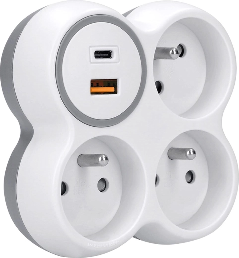 USB-hurtigopladning: USB-A QC 3.0 og USB-C Power Delivery 20 W