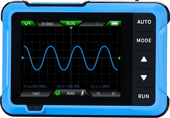 Bærbart oscilloskop FNIRSI DSO510 med signalgenerator