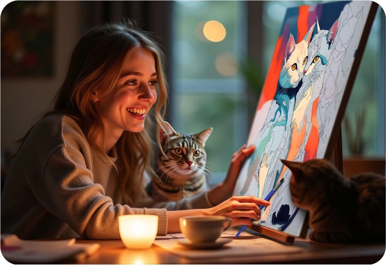 Komplet sæt til øjeblikkelig kreativitet