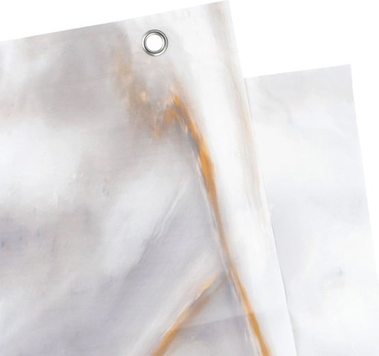 Forstærkede huller og kroge medfølger