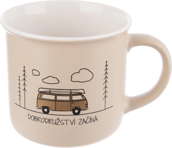 Porcelænskrus Rejser 0,4 l beige