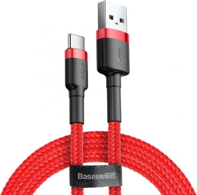 Baseus Cafule USB-C-kabel 2 m rød