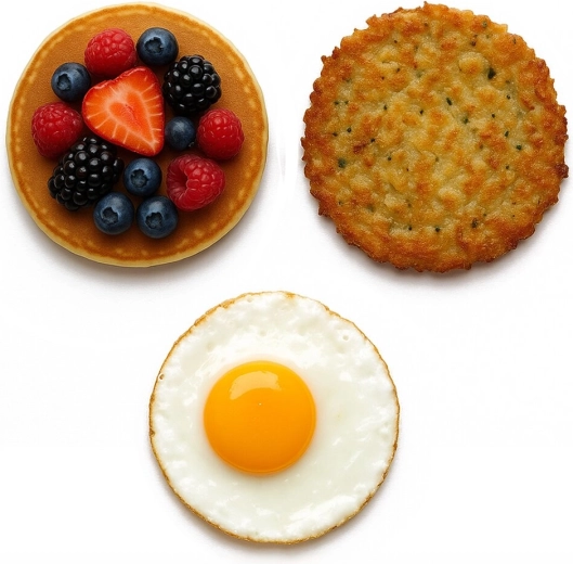 Ideel diameter til morgenmadsportioner