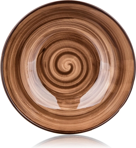 Elegant brun design til daglig borddækning