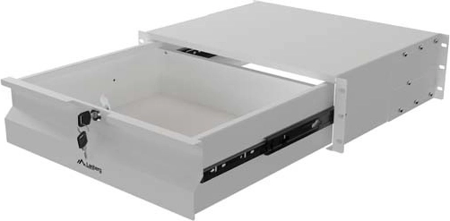 Lanberg skuffe til 19" rack 3U 360 mm grå