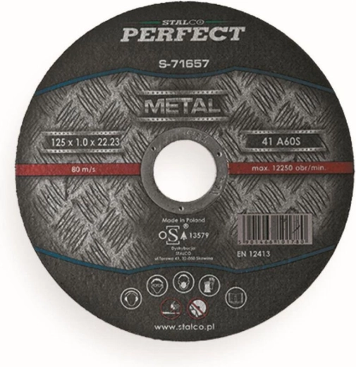 Skæreskive til stål og rustfrit stål 150 × 1,5 × 22,23 mm STALCO