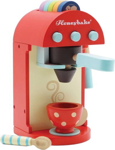 Le Toy Van Honeybake-kaffemaskine i træ til børn