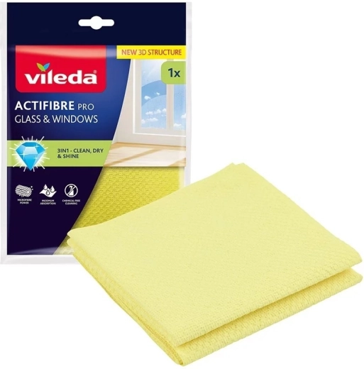 Vileda Actifibre Pro klud til glas og vinduer - 1 stk.