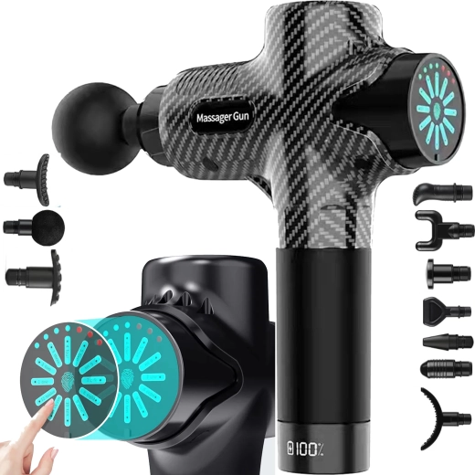 12 udskiftelige hoveder til hver muskel