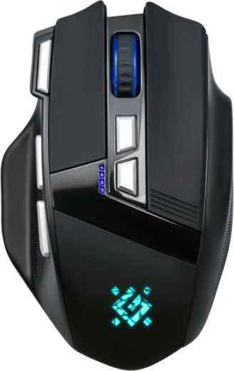 Trådløs gamingmus DEFENDER Knight, 3200 DPI, 8 knapper, sort