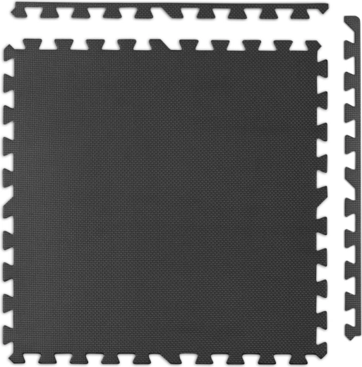 Modulært puzzlesystem med 6 dele