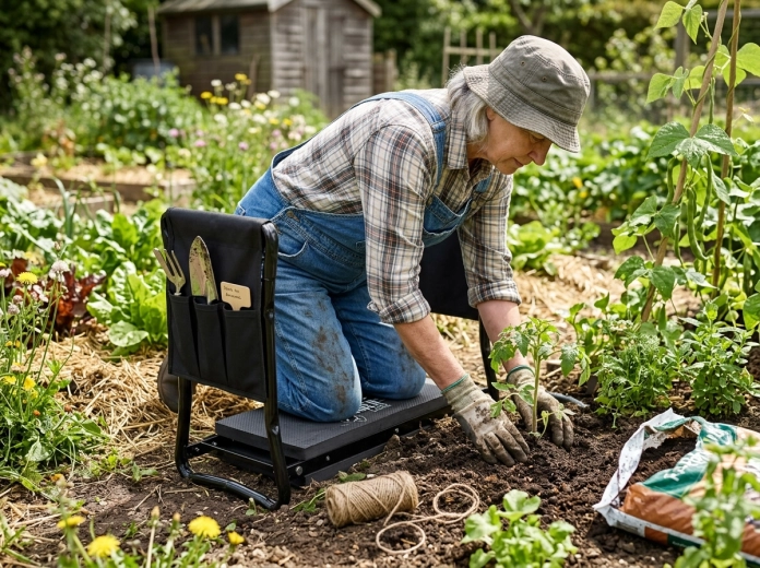Blød EVA-pude og håndtag for støtte