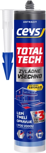 Universallim og -fugemasse Ceys Total Tech antracit 290 ml