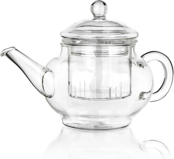 Glas tepotte med dobbeltvæg og infuser 0,28 l