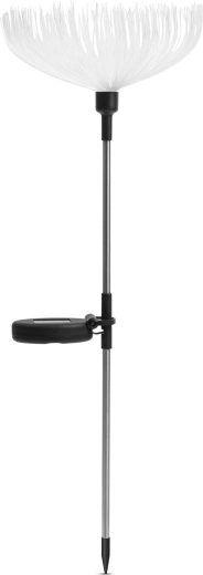 Solar LED-dekoration med vandmand af optiske fibre 80 cm