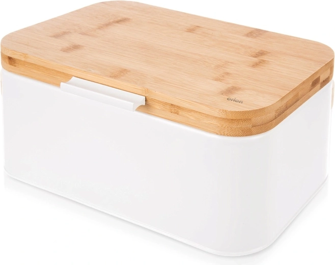 Brødkasse Orion Whiteline hvid 30 × 19,5 × 14,5 cm
