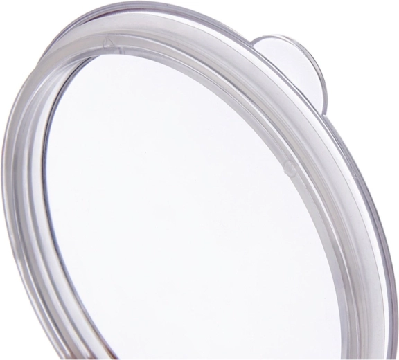 Gennemsigtigt låg med tætningsring for friskhed