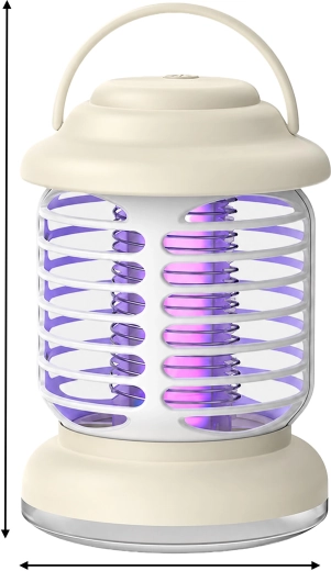 Bærbar UV-lampe mod insekter til myg og fluer - 1 stk.