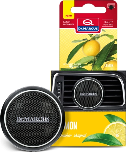 Dr. Marcus luftfrisker til bilen i højttalerform Lemon