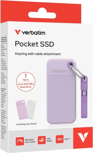 Hastighed op til 1000 MB/s via USB‑C 3.2 Gen 2