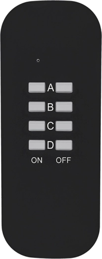 Fjernbetjening med 4 kanaler og learning code