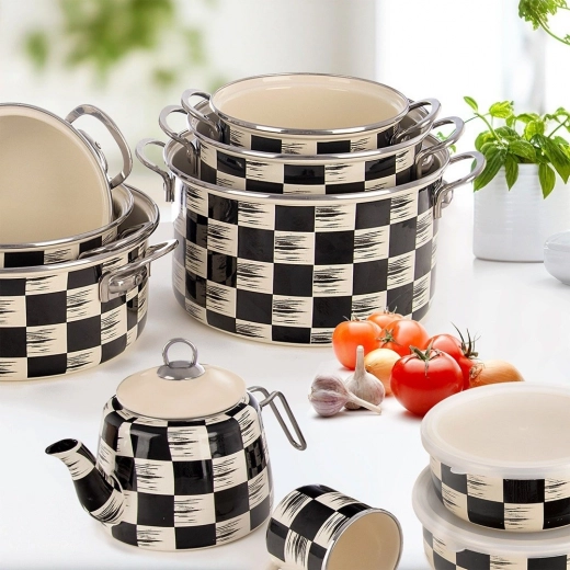 Kompatibel med alle komfurer og til opvaskemaskine