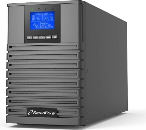 UPS POWERWALKER ON-LINE 1/1 fase 1000VA ICT IOT PF1 USB/RS-232, 4x IEC C13, C14 EPO, fritstående