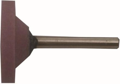 Slibesten med skaft 40 × 6 mm, korn 60