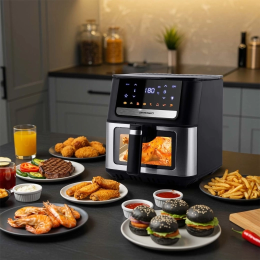 Stor kapacitet 6,5 l og effekt 1700 W