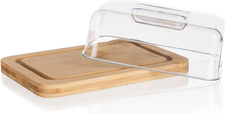 Naturlig bambusbakke til stilfuld servering