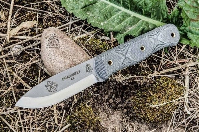 Micarta-håndtag med mulighed for sikring med snor