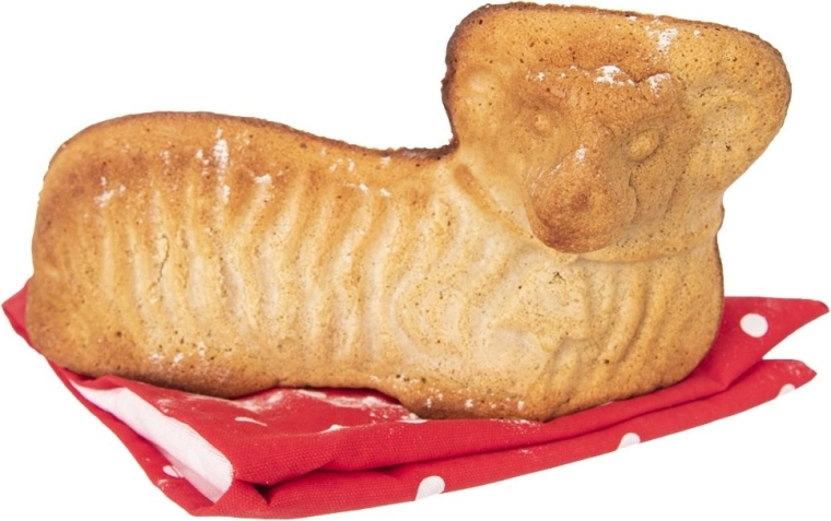 Detaljeret lammeform til elegant servering