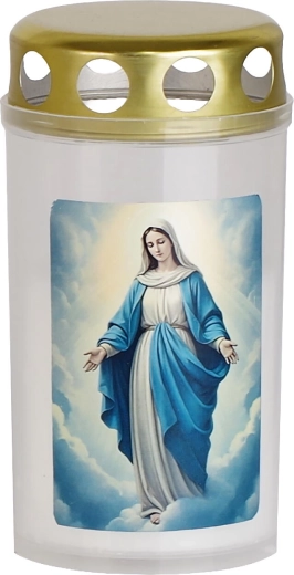 Værdigt dekor med Marie-motiv
