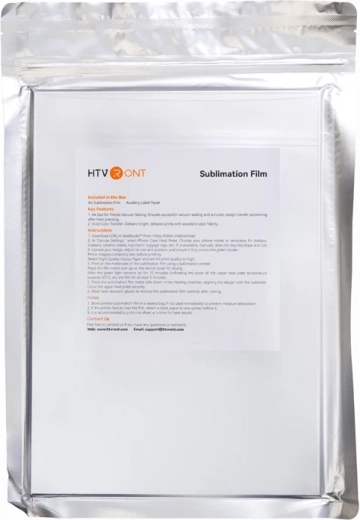 Sublimeringsfolie HTVRONT A4 transparent (21 × 29,72 cm)