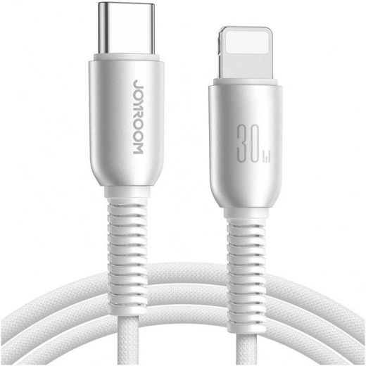 Joyroom USB‑C til Lightning-kabel 30 W, 1,2 m, grå