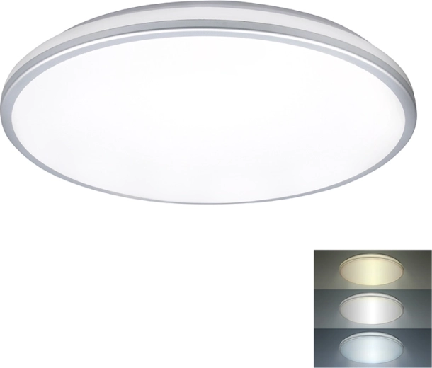 Solight rundt LED-armatur med fugtbeskyttelse IP54, 18 W, 1530 lm, 33 cm