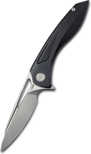 Kubey Velocé lommekniv 10 cm, titanium, clip