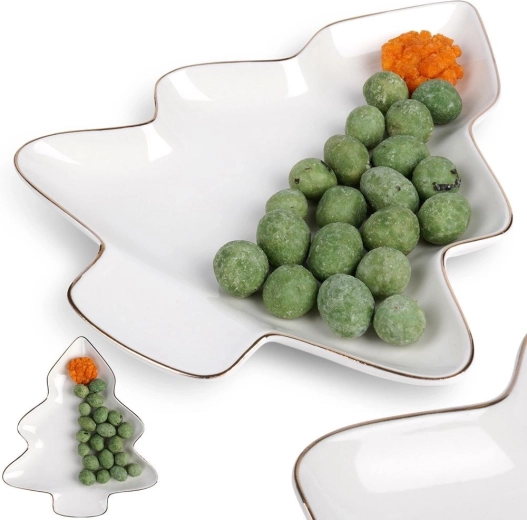 Elegant hvid med gylden kant