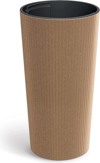 Blomsterkrukke Lamia Slim Eco Wood 25 cm naturo